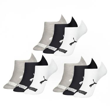 Imagem de Kit Meia Puma Masculina Sapatilha Esportiva c/ 9 Pares
