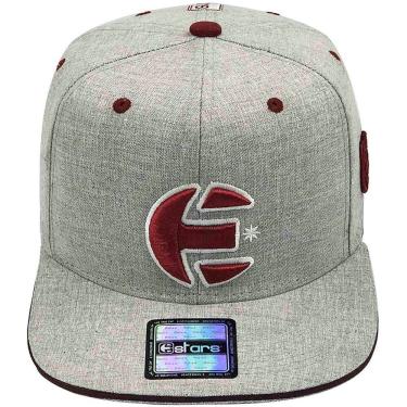 Imagem de Boné Aba Reta E-Stars Brave Logo Alto Relevo Masculino