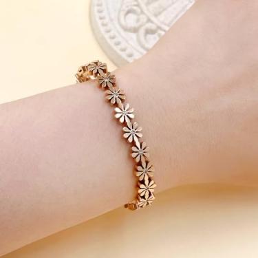 Imagem de Pulseira, design clássico acessível para uso diário, pulseira de zircônia cúbica brilhante para mulheres, joias versáteis para eventos casuais ou formais, Medium, Aço inoxidável, Sem Pedra Preciosa