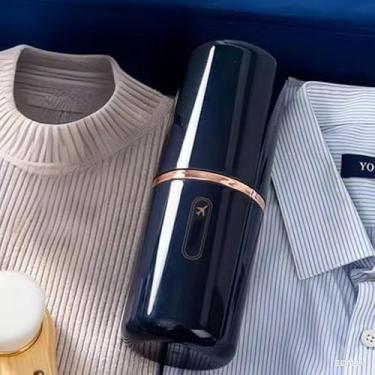 Imagem de Estojo para escova de dentes e pasta de dente para viagem, suporte portátil para escova de dentes com copo para acampamento, viagem de negócios, banheiro