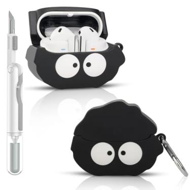 Imagem de Capa para Samsung Galaxy Buds 3/3 Pro (2024) | para fones de ouvido Galaxy Buds 3 FE (2025) | Capa protetora de carregamento de silicone | Design de pele de vários estilos | com kit de limpeza e