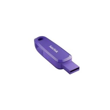 Imagem de Pen Drive SanDisk 256GB, Tipo C e Tipo A, Roxo - SDDDC6-256G-G46PO