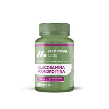 Imagem de GLUCOSAMINA+ CONDROITINA 1000MG 60 CAPSULAS - MEDICINAL LABS