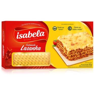 Imagem de Massa Lasanha Isabela Festonada 500g
