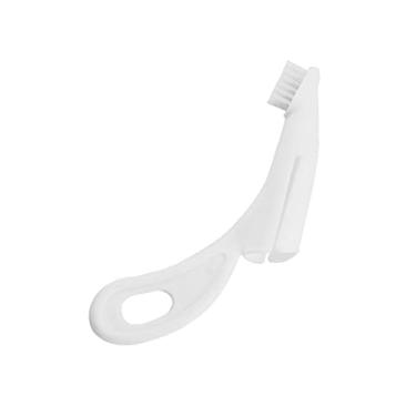 Imagem de RiToEasysports Kit de Escova de Dentes de Nylon Macio para Cuidados Bucais para Cães e Gatos, Saúde Bucal Feito de Material PP (Branco)