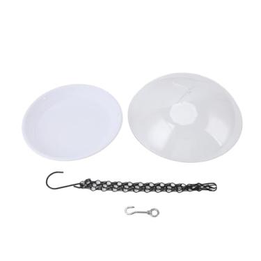 Imagem de GLOGLOW Pendurado Banho de Pássaros Bebendo Profissional à Prova de Esquilo Alimentador de Pássaros Ao Ar Livre Com Gancho e Corrente para Jardim Ao Ar Livre Pátio