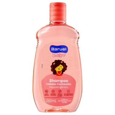 Imagem de Shampoo Infantil Cabelos Cacheados Baruel Baby 210ml Bebê Cheiroso