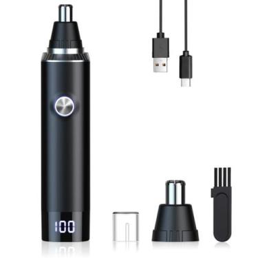 Imagem de Aparador de cabelo Ginity para nariz e orelhas com tela LED para homen