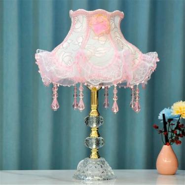 Imagem de Luminária de mesa contemporânea de cristal LED, estilo moderno e criativo, para sala de estar, escritório, casa de campo, hotel, quarto ou mesa de cabeceira (Estilo 9)