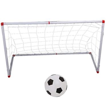 Imagem de Generic Rede de Poste de Gol de Futebol Fácil de Instalar, Rede de Poste de Gol de Futebol, Resistente Ao Desgaste e Durável para Prática de de de, Brinquedo Esportivo Infantil Interno e (106cm)