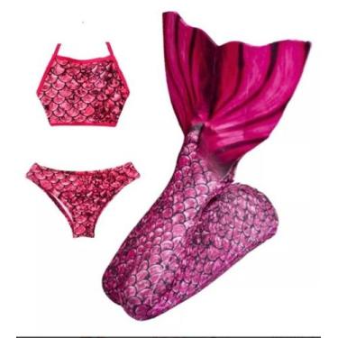 Imagem de Cauda De Sereia + Nadadeira + Top - Envio Rapido - Tubarão Shop, 7, G