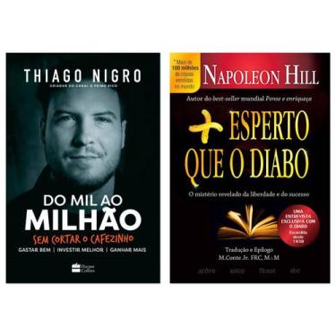 Imagem de Kit Livro Do Mil Ao Milhão + Mais Esperto Que O Diabo