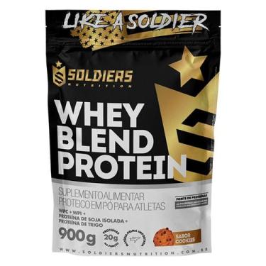 Imagem de Whey Blend Protein Concentrado e Isolado (Cookies) - 900g - Soldiers N