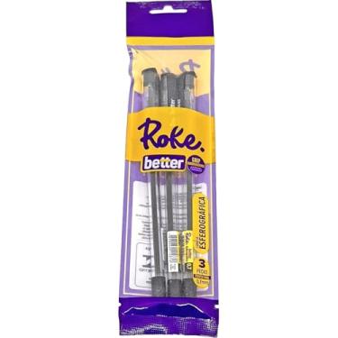 Imagem de Caneta Esferográfica, Paper Mate, Roke Better, Preta, 0,7 mm, Cartela com 3