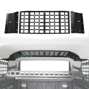Imagem de CTH Para Toyota 4Runner 2010-2024 Suporte de armazenamento traseiro para porta-malas Modificação Painel Molle Organizadores de porta-malas Suporte de carga Suporte de bagagem, kit de prateleira