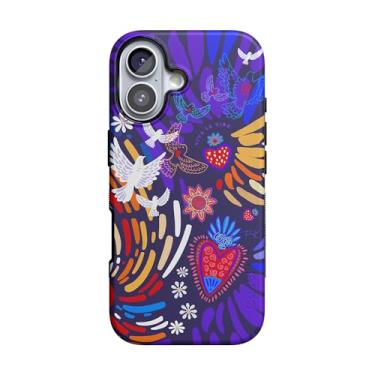 Imagem de Casely Capa para iPhone 17 | Viva La Vida | Colagem Frida Kahlo | Compatível com MagSafe | Design protetor arrojado