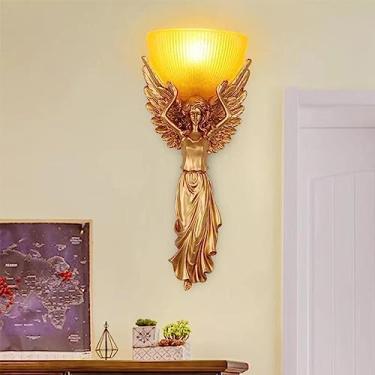 Imagem de Luminária de parede moderna e criativa para sala de estar, quarto, escritório, casa de campo, hotel, quarto infantil, corredor, café, restaurante ocidental, com iluminação LED (Estilo 37)