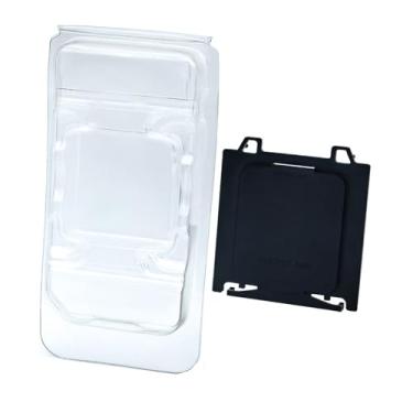 Imagem de 4 peças AM5 Capa protetora de soquete de CPU para placa-mãe, 4 peças de capa de proteção para CPU AM5/AM4/AM3/AM2/AM1/FM2/FM1