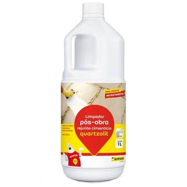 Imagem de Limpador Pós-obra Rejunte Cimentício 1 Litro - 0086.99999.0001cx - Quartzolit