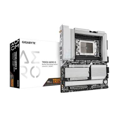 Imagem de Placa Mãe Gigabyte TRX50 AERO D WIFI 7 (AMD sTR5/4xDDR5/USB4 TYPE-C/M.2/USB3.2)