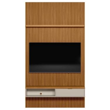 Imagem de Painel Ripado Para 60 Pol. Com Bancada 141cm Plus L06 Nature-off White - Mpozenato