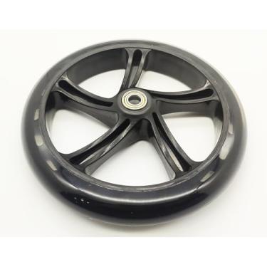 Imagem de ForconMed Roda de Substituição para Scooter Knee Walker, 8"(200 Mm) Rodízio para Knee Walker de Alumínio Dirigível Dv8, com Poliuretano Que Não Deixa Marcas, Conjunto de Roda Dianteira Ou Traseira, Pe