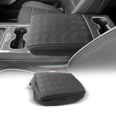 Imagem de CDEFG Capa para console central GMC Sierra EV 2024 2025 2026 Capa para caixa de apoio de braço Acessórios Sierra EV Protetor de descanso de braço engrossado