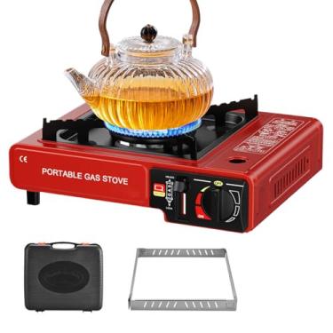 Imagem de Fogão de acampamento portátil, fogão de acampamento para cozinhar, ferramenta de preparação de refeições ao ar livre, cooktop para fazer pratos para quintal, mochilão, namorado, amigos