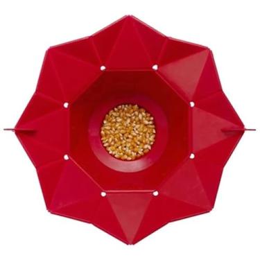 Imagem de Pipoqueira，Pipoqueira Para Micro-ondas Sem Óleo Balde Pipoca Silicone Com Tampa saudável sem