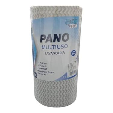 Imagem de Rolo de Pano Multiuso Lavanderia, 200 Folhas, PP com Polpa de Madeira, 25x30cm, 560g, Viscose e Poliéster