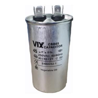 Imagem de Capacitor 45uf 250v lava louças ar condicionado secadora