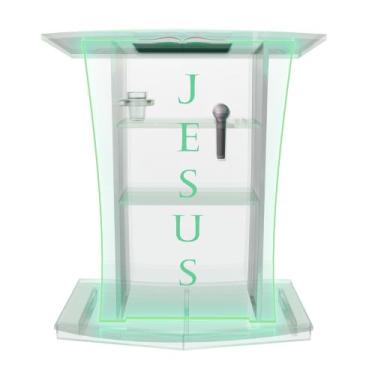 Imagem de Púlpito Bonito Resistente com Led, Gravação Igreja e Empresas - AcriHo