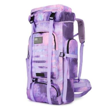 Imagem de Mochila de Senderismo W WINTMING 70L/100L Camping Molle