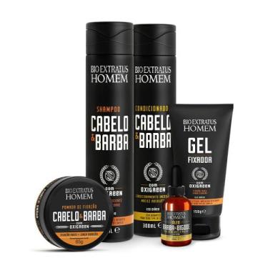 Imagem de Kit Homem Cabelo e Barba Linha Completa Bio Extratus