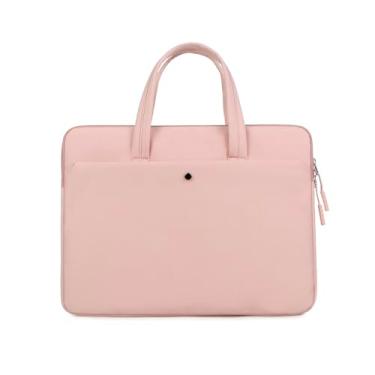 Imagem de Seanai Bolsa de computador de tecido Oxford elegante de 15 a 16 polegadas, à prova d'água para MacBook Air/Pro 15 M4 M3 M2 M1 A3241 A3114 A2941 A3403 A3186 A2991 A2780 A2485 2025 2024 2023 2022, HP