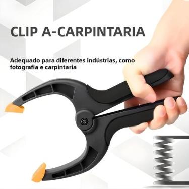 Imagem de Grampos De Madeira Ajustáveis De 3, 4, 6 E 9 Polegadas, Clipe De Plást