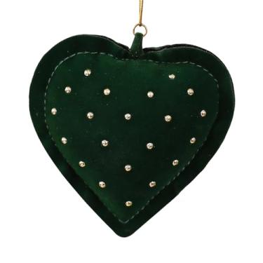 Imagem de IEUDNS Enfeite de Natal, Decoração de Natal para Pendurar, Pingente Decorativo para Jardim, Coração Verde