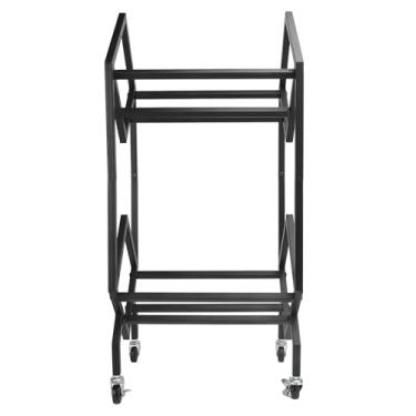 Imagem de Phefop Rack de Armazenamento de Registros, Organizador de Prateleira de Exibição de álbuns de Música Em Aço Carbono para Registros, Revistas e Cds, Perfeito para Amantes de Música (2º nível)