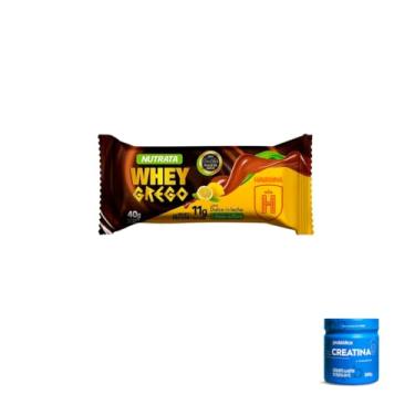 Imagem de Kit Whey Grego Bar Doce de Leite e Limão Havanna + Creatina Pura Monohidratada 300g