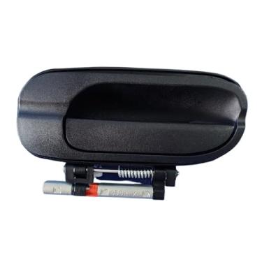 Imagem de Maçaneta externa da porta compatível com Nissan Sentra 2000-2006, traseira esquerda e direita, textura preta(Right)