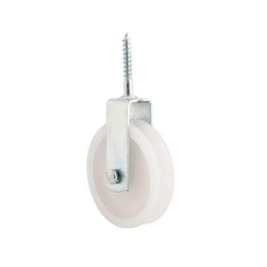 Imagem de Roldana Para Poço 6cm Com Parafuso - Uso Em Poços E Sistemas De Tração