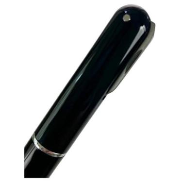 Imagem de Saca-Rolhas Pneumático, Plástico e Metal, Preto, 20cm Altura, com Lâmina Retrátil, Portátil, para Vinhos