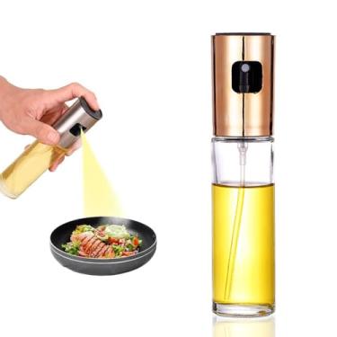 Imagem de Pulverizador de azeite de oliva para cozinhar – Garrafa de spray para utensílios de cozinha com controle de porção para fritar salada e churrasco (100 ml)
