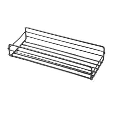 Imagem de YOUTHINK Organizador de Prateleira de Chuveiro de Parede, Rack de Armazenamento Retangular à Prova de Ferrugem para Banheiro, Ferro Resistente Com Instalação Adesiva, para Varanda de (BLACK)