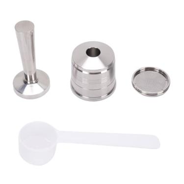 Imagem de Fabater Conjunto de Cápsulas de café de Aço Inoxidável Reutilizáveis, Aperto Confortável para Máquina de café X7 Y3 Y5, Cápsula Recarregável, Colher de Calcadeira para Uso Doméstico