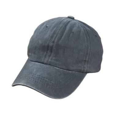 Imagem de Boné De Beisebol Vintage Unissex Em Algodão Lavado, Snapback, Hip Hop,