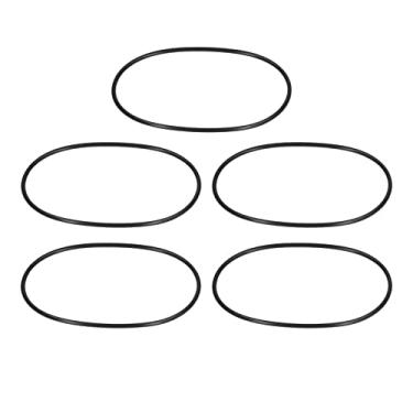 Imagem de Cryfokt Correia de Borracha Redonda Industrial Com Boa Flexibilidade para Alívio de Vibração e Transmissão Estável de 5 Mm de Diâmetro (borracha 4)