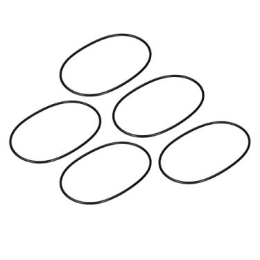 Imagem de Cryfokt Correia de Borracha Redonda Industrial Com Boa Flexibilidade para Alívio de Vibração e Transmissão Estável de 5 Mm de Diâmetro (borracha 2)