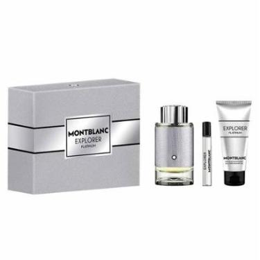 Imagem de Coffret Montblanc Explorer Platinum Kit Perfume Masculino EDP + Gel de banho + Travel Size Kit-Masculino
