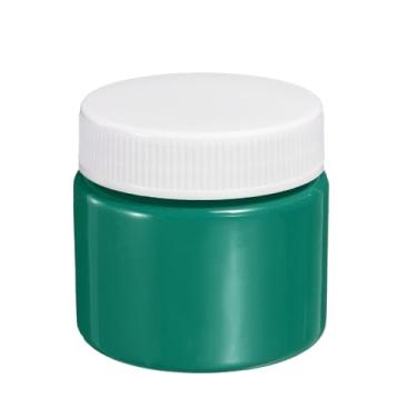 Imagem de PATIKIL Tinta acrílica de 9 ml, acabamento fosco, pigmentos ricos, materiais de pintura de arte à prova d'água para tecido, tela, madeira, couro, pedra, pano, verde-escuro